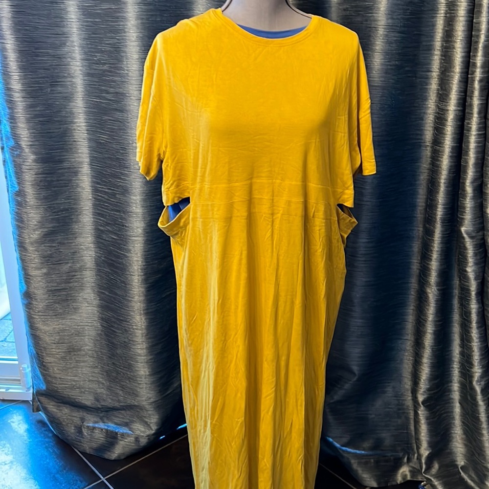 Zara gold 100% vicosa size large. NWT